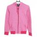 [ очень красивый товар ] Callaway Zip Parker розовый серия × белый проверка жакет женский M Golf одежда Callaway