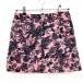 [ очень красивый товар ] Kappa юбка розовый × темно-синий гибискус рисунок стрейч женский 7 Golf одежда Kappa