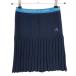[ прекрасный товар ] Adidas вязаный юбка темно-синий × голубой талия резина женский XS Golf одежда adidas