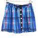 [ очень красивый товар ] viva Heart юбка голубой × розовый проверка талия резина & настройка шнур женский 38(S) Golf одежда VIVA HEART