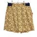 [ очень красивый товар ] Marie Claire юбка orange желтый × темно-синий цветочный принт внутри сторона внутренний брюки женский M Golf одежда marie claire