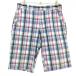 [ прекрасный товар ] Paradiso шорты голубой × белый × розовый проверка часть талия резина мужской M Golf одежда Paradiso