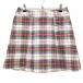 [ очень красивый товар ]zo-i юбка белый × красный проверка стрейч женский 38(M) Golf одежда ZOY
