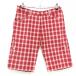 zo-i шорты красный × orange проверка стрейч мужской 79 Golf одежда ZOY