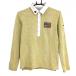  Tommy Hilfiger рубашка-поло с длинным рукавом горчично-желтый × белый окантовка diamond рисунок земля узор женский L Golf одежда Tommy Hilfiger Golf