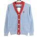 [ новый товар ] Jack ba колено вязаный кардиган голубой ×re Дубай цвет COOL CLOVER женский 1(M) Golf одежда Jack Bunny