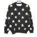 [ очень красивый товар ] Jack ba колено свитер чёрный × белый звезда общий рисунок вязаный мужской 5(L) Golf одежда Jack Bunny