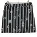 [ очень красивый товар ] черный and белый юбка чёрный × белый трос рисунок задний Logo .... женский L Golf одежда Black&White