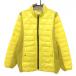 [ очень красивый товар ] Adidas пуховик желтый боковой * рукав внизу общий рисунок мужской O/XG Golf одежда adidas