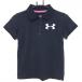  Under Armor рубашка-поло с коротким рукавом темно-синий × белый . Logo .... женский SM(S) Golf одежда UNDER ARMOUR