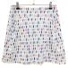 [ прекрасный товар ] резчик and задний стрейч юбка белый × многоцветный общий рисунок талия резина женский S/P Golf одежда CUTTER&BUCK