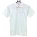 [ прекрасный товар ] Adidas рубашка-поло с коротким рукавом белый × голубой окантовка CLIMACOL женский M/M Golf одежда adidas