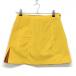 [ прекрасный товар ]koru wing юбка желтый × чёрный общий рисунок box плиссировать внутри сторона внутренний брюки женский 7 Golf одежда Kolwin