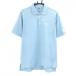  Adidas рубашка-поло с коротким рукавом голубой тканый ткань CLIMA LITE мужской S Golf одежда adidas