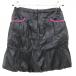 [ очень красивый товар ] Srixon с хлопком юбка темно-серый × розовый лиловый Logo .... талия резина женский M Golf одежда SRIXON
