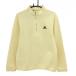 [ прекрасный товар ] Adidas с высоким воротником футболка желтый половина Zip Logo принт мужской L Golf одежда adidas