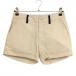 [ прекрасный товар ]zo-i шорты бежевый × темно-синий задний Logo женский 38(M) Golf одежда ZOY