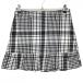 [ прекрасный товар ] Pearly Gates юбка белый × чёрный проверка женский 0(S) Golf одежда PEARLY GATES