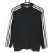  Adidas свитер чёрный × белый рукав 3 линия вязаный женский OT(XL) Golf одежда adidas