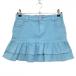  Samantha Thavasa UNDER25 юбка голубой × розовый кромка оборка бумага с биркой женский M Golf одежда Samantha Thavasa