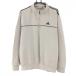  Adidas блузон свет бежевый плечо 3 линия половина Zip мужской L/G Golf одежда adidas