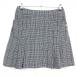 [ очень красивый товар ] черный and белый юбка белый × чёрный в клетку часть плиссировать Logo .... женский L Golf одежда Black&White
