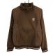  Pearly Gates 2WAY жакет Brown обратная сторона ворсистый рукав необычность материалы рукав съемный женский 2(L) Golf одежда PEARLY GATES