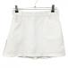  Descente юбка белый × серый задний Logo задний плиссировать карман .* карман внизу незначительный загрязнения женский M Golf одежда DESCENTE