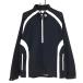  foot Joy блузон чёрный × белый половина Zip подкладка есть мужской XL Golf одежда FootJoy