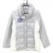  viva Heart 2WAY пуховик светло-серый боковой переключатель рукав съемный женский 44(XL ) Golf одежда VIVA HEART
