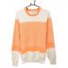  Jack ba колено свитер белый × флуоресценция orange . Logo шерсть . вязаный мужской 4(M) Golf одежда Jack Bunny