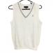 [ очень красивый товар ] цент Andrew s вязаный лучший слоновая кость общий рисунок Logo серебряный шелк . вязаный женский M Golf одежда St ANDREWS