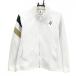  Le Coq жакет белый × чёрный Logo .... рукав линия женский M Golf одежда le coq sportif