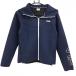 [ прекрасный товар ] filler Zip Parker темно-синий × белый блузон рукав Logo женский S Golf одежда FILA GOLF