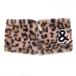 [ очень красивый товар ] Anne Pas . двусторонний защита горла "neck warmer" розовый × Brown Leopard рисунок женский F Golf одежда and per se