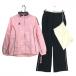 [ прекрасный товар ] Le Coq Golf непромокаемая одежда (2WAY жакет × брюки ) розовый × чёрный жакет женский M Golf одежда le coq sportif
