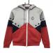  Callaway Zip Parker серый × красный Bear нашивка обратная сторона ворсистый звезда жакет женский S Golf одежда Callaway