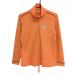 [ прекрасный товар ] Heal Creek длинный рукав с высоким воротником рубашка orange × серый × Brown половина Zip женский 42(L) Golf одежда Heal Creek