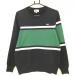 [ очень красивый товар ] Jack ba колено свитер темно-синий × зеленый × белый вязаный задний принт мужской 4(M) Golf одежда Jack Bunny