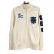  Pearly Gates вязаный жакет слоновая кость × голубой кашемир 100% мужской 4(M) Golf одежда PEARLY GATES