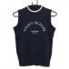 [ прекрасный товар ] Tommy Hilfiger вязаный лучший темно-синий × белый передний Logo шерсть . женский S Golf одежда Tommy Hilfiger Golf