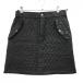 [ прекрасный товар ] Untitled спорт с хлопком юбка чёрный стеганое полотно женский M Golf одежда UNTITLED