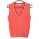[ очень красивый товар ] Puma вязаный лучший salmon orange передняя сторона diamond рисунок плетеный шерсть . женский L Golf одежда PUMA