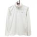  Puma длинный рукав ta-toru шея рубашка белый шея боа половина Zip обратная сторона мельчайший ворсистый женский L Golf одежда PUMA