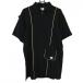  Adidas Originals короткий рукав One-piece чёрный × желтый половина Zip трубчатая обводка желтый женский Golf одежда adidas