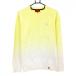 [ прекрасный товар ] Callaway red label свитер белый × желтый градация хлопок . мужской L Golf одежда 2024 год модели Callaway