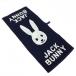 [ не использовался товар ] Jack ba колено полотенце для лица темно-синий × белый Logo петля есть Golf Jack Bunny