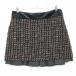  paul (pole) Stuart спорт двусторонний юбка чёрный × красный твид обратная сторона серый женский 13 Golf одежда Paul Stuart SPORT