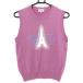  Lanvin sport вязаный лучший розовый × белый шерсть 100%eferu. женский 38(M) Golf одежда LANVIN SPORT