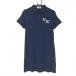 [ прекрасный товар ] Burberry короткий рукав Polo One-piece темно-синий Logo .... женский M Golf одежда BURBERRY GOLF